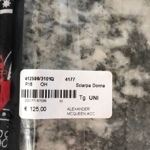 Alexander McQueen scarf